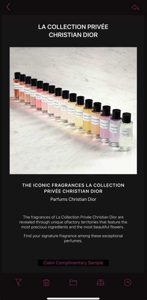 la collection privée christian dior samples